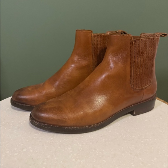 Thursday Boot Co Dreamer Brown Flat Chelsea Boot - Picture 2 of 10